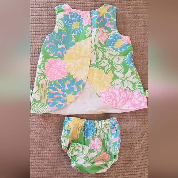 Lilly Pulitzer Dress (size 3-6m) 2 Piece Multicolor - Picture 2 of 4